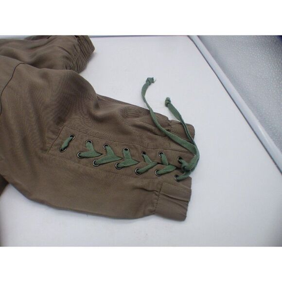 DO+BE Women’s Drawstring detailing Tencel Joggers, Size L, Olive - Picture 6 of 12
